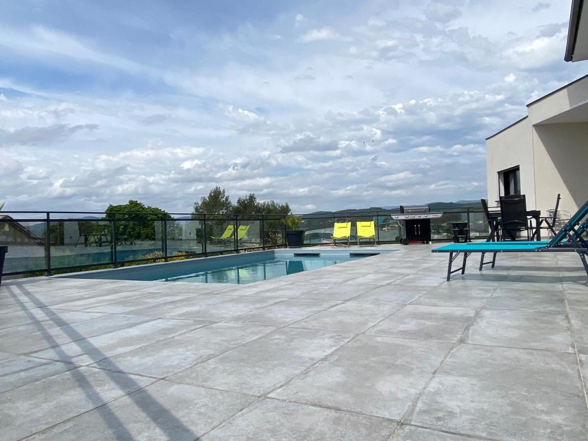 Villa Avec Vue Panoramique Sur Les Cevennes Saint Julien Les Rosiers Экстерьер фото